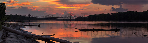 Sunset over the Bridge